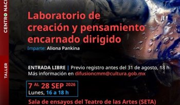 Cenart ofrece en septiembre actividades sobre arte, tecnología y cultura contemporánea