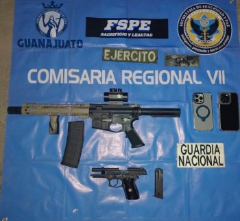 Detienen a dos personas con armas tras reporte ciudadano en El Copalillo, Guanajuato