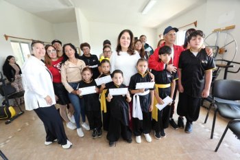 Gobierno de Zacatecas apoya a infantes que irán al Torneo Nacional de Wushu-Kung Fu