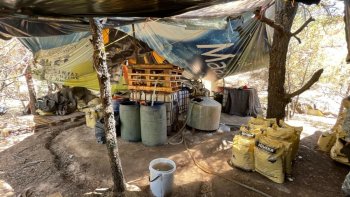 Localizan área para elaboración de drogas sintéticas en Fresnillo
