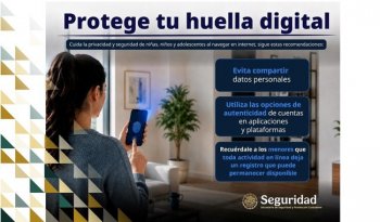 SSPC emite recomendaciones para proteger la huella digital de niñas, niños y adolescentes