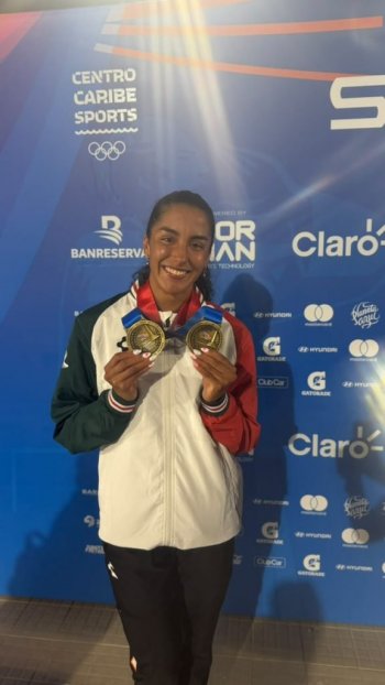 Celia Pulido da doble oro a México en Centroamericanos Santo Domingo 2026