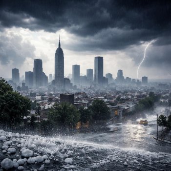 Clima en CdMx hoy viernes 21 de agosto: lluvias fuertes, viento y posible granizo según SMN