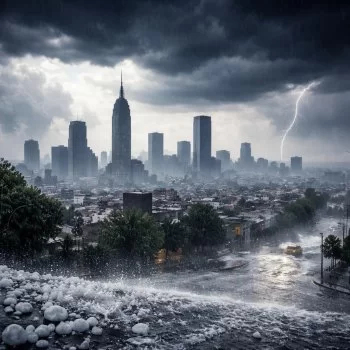 Clima en CdMx hoy viernes 21 de agosto: lluvias fuertes, viento y posible granizo según SMN