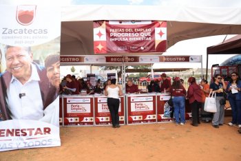 Gobierno de Zacatecas realiza Feria del Empleo en Fresnillo con más de mil vacantes