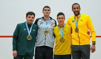 Leonel Cárdenas se queda con el subcampeonato panamericano de squash