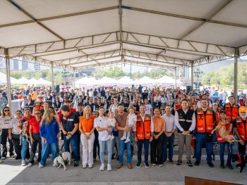 Gobernador Samuel García y Mariana Rodríguez encabezan el Macro Pet 2026 en Monterrey