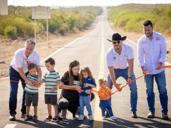 Inauguran carretera entre Presas en Nuevo León; anuncian refuerzo de seguridad