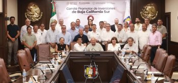 Gobernador de BCS encabeza comité de inversiones con 29 proyectos