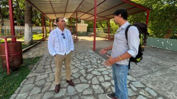 Secretario de Cultura visita Semillero Creativo de Circo Social en Coxcatlán