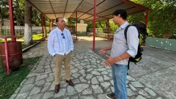 Secretario de Cultura visita Semillero Creativo de Circo Social en Coxcatlán