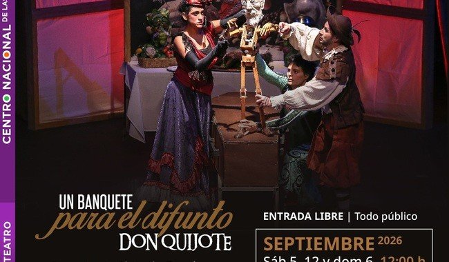 Cenart presenta “Un banquete para el difunto Don Quijote”: circo y teatro para celebrar la muerte