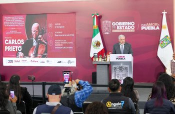 Carlos Prieto ofrecerá concierto por 45 aniversario del ISSSTEP en Puebla