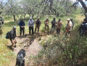 Hallan restos óseos en búsqueda forense en Jerez, Zacatecas