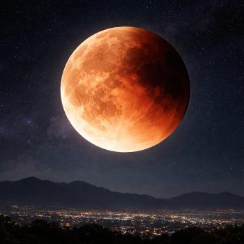Eclipse Lunar Parcial en México: Hora Exacta del Punto Máximo y la Luna de Sangre