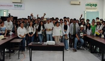 Estudiantes de Hidalgo conocen en Yucatán el trabajo del INIFAP en cultivos tropicales
