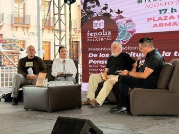 Feria Nacional del Libro Zacatecas 2026 ofrece jornada de filosofía, narrativa y poesía