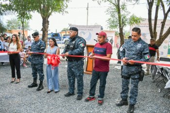 Recuperan espacios públicos en Villa de Cos con apoyo de la FRIZ
