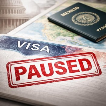 Sheinbaum sobre pausa de visas: México no puede intervenir en política soberana de EU