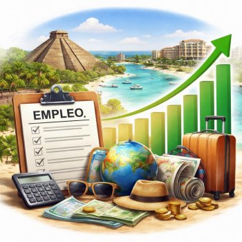 Empleo turístico en México alcanza récord histórico en 2026