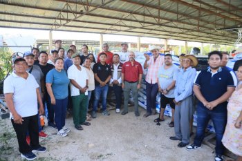 Entregan 32.2 toneladas de alimento para tilapia a productores de Quintana Roo