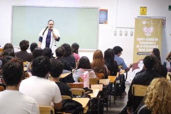 Plática en UABCS busca fomentar donación de órganos entre estudiantes