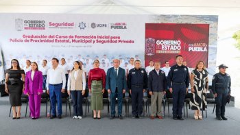 297 nuevos policías se gradúan en Puebla; suman más de mil 500 elementos