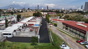 Concluyen pavimentación de calles Popocatépetl y Del Rey en Puebla; beneficia a 51 mil
