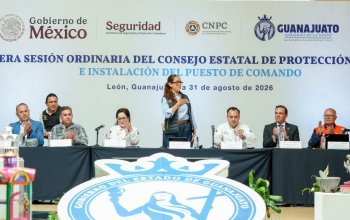 Guanajuato instala Puesto de Comando para coordinar respuesta ante emergencias