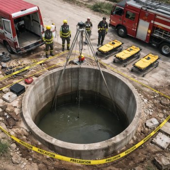 Mueren 4 albañiles por falta de oxígeno en un aljibe en Morelia