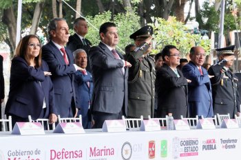Puebla inicia fiestas patrias 2026 con lectura del Bando Solemne en el Zócalo