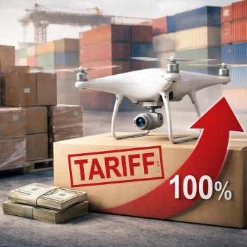 Aranceles de Trump de hasta 100% a drones importados entran en vigor