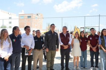 Inician obras del Centro Comunitario México Imparable en Puebla; beneficiará a 481 mil