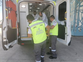 Trasladan a Hospital de la Niñez Poblana a niño de 5 años herido en accidente de