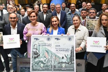 Emite Correos de México estampilla por 500 años de Acámbaro