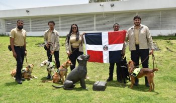 Se gradúa Generación 82 de binomios caninos del Senasica para Centroamérica