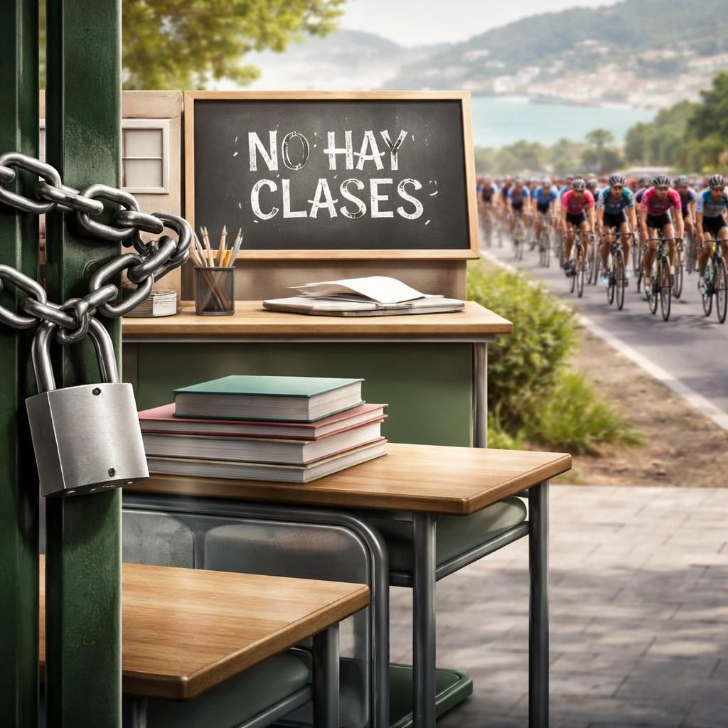 Suspenden clases hasta el 10 de septiembre en México por evento ciclista en España
