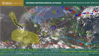 Lluvias intensas y calor en Oaxaca por canal de baja presión