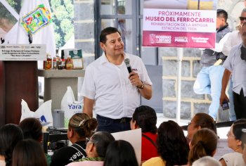 Puebla impulsa rescate de zonas arqueológicas y estación de tren en Izúcar