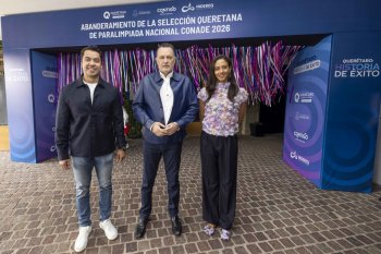 Abanderan a 165 atletas de Querétaro para la Paralimpiada Nacional CONADE 2026