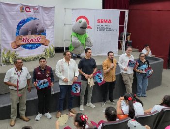 Inicia en Chetumal la XII Semana Estatal del Manatí con feria ambiental