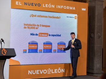 Nuevo León presenta legado hídrico: El Cuchillo II y Presa León para evitar otra crisis