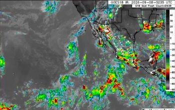 Prevén lluvias intensas en Puebla del 8 al 10 de septiembre