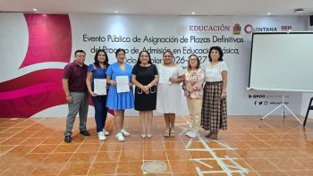 SEQ asigna 9 plazas docentes definitivas para Educación Básica en Quintana Roo