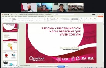 SIPINNA y SESA imparten plática sobre prevención del VIH a adolescentes en Chetumal
