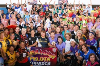 15° Torneo Nacional de Pelota Tarasca reúne en Puebla a 12 delegaciones