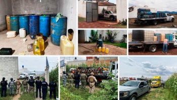 Aseguran cinco inmuebles en Puebla por robo de hidrocarburo y vehículos