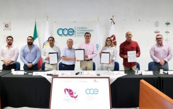 CECyTE BCS y Consejo Coordinador Empresarial de La Paz firman convenio para impulsar