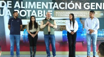 Inician obra de agua potable para 9 mil habitantes en Ario de Rosales