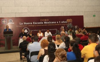 Foro estatal reúne a más de 800 docentes para evaluar la Nueva Escuela Mexicana